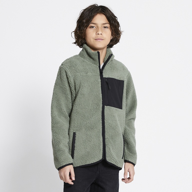 Pile jacket "Edor Star" Green 2